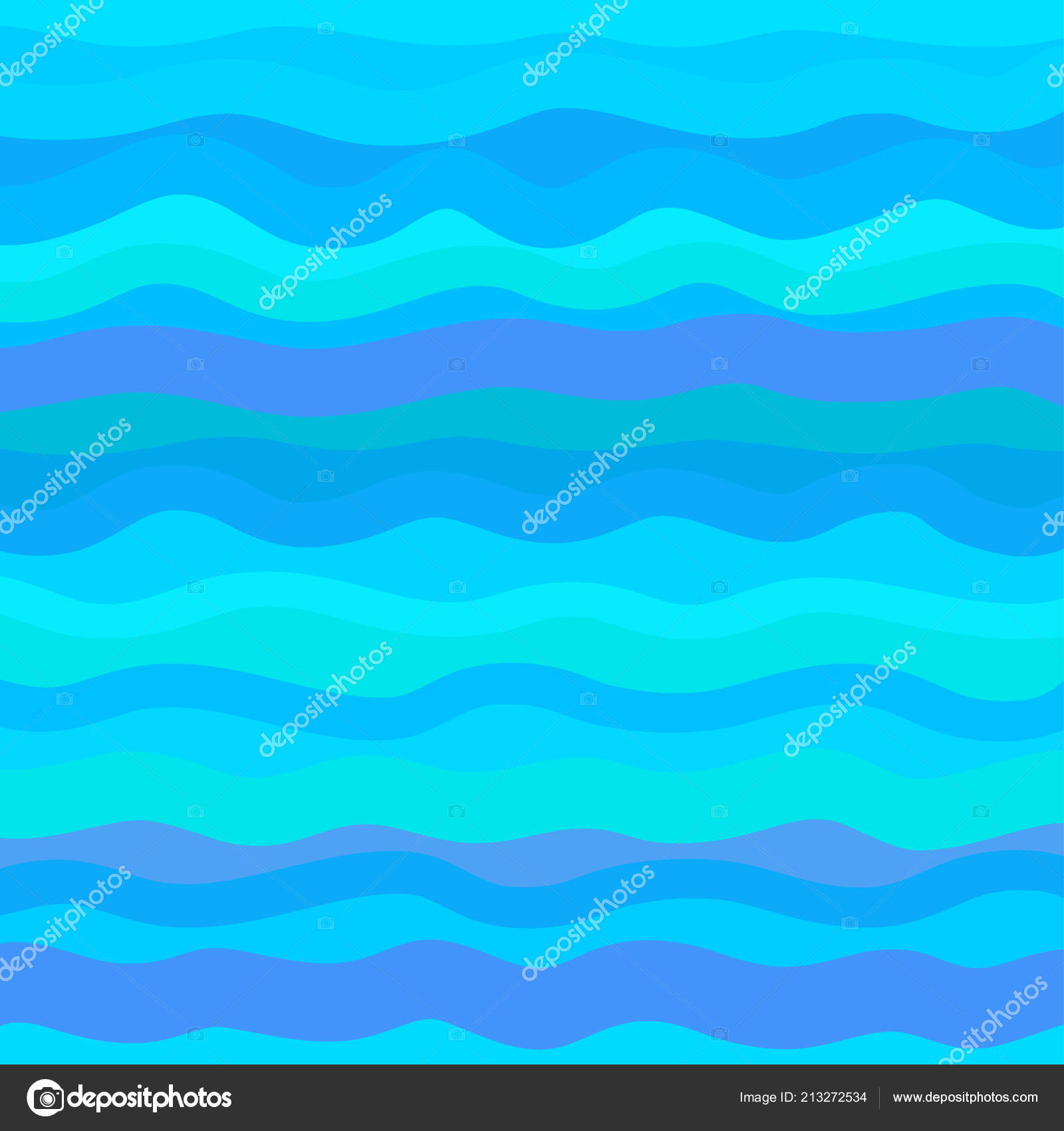 表面の海の壁紙を抽象化します かわいい背景 冷たい色 ラインと波パターン 色とりどりのテクスチャです 装飾的なスタイル チラシ ポスター バナー 織物の印刷します ストックベクター C Mikabesfamilnaya