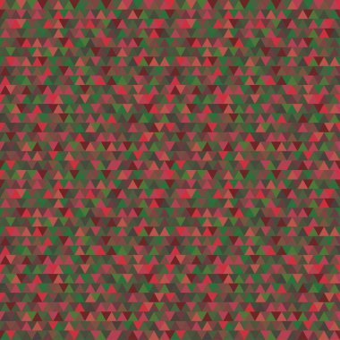 Sorunsuz üçgen desen. Yüzey soyut geometrik duvar kağıdı. Şirin döşeme arka planı. Koyu renkler. Basım endüstrisi, poster, tişört ve Tekstil için yazdırın. Benzersiz doku. Doodle tasarımı için
