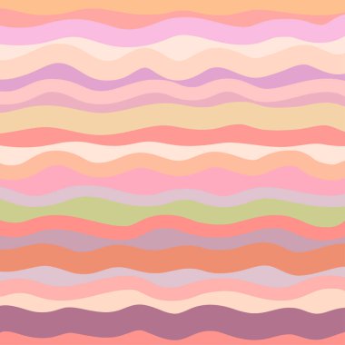 Yüzey soyut kare duvar kağıdı. Şirin salladı arka plan. Sıcak renkler. Desen çizgileri ve dalgalar. Çok renkli doku. Dekoratif tarzı. El ilanları, poster, afiş ve tekstil baskı