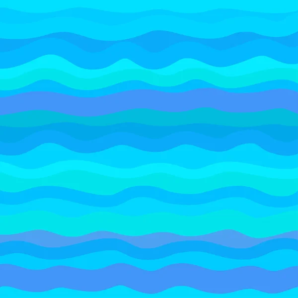 Abstrakte Meerestapete Von Der Oberfläche Netter Hintergrund Kalte Farben Muster — Stockvektor
