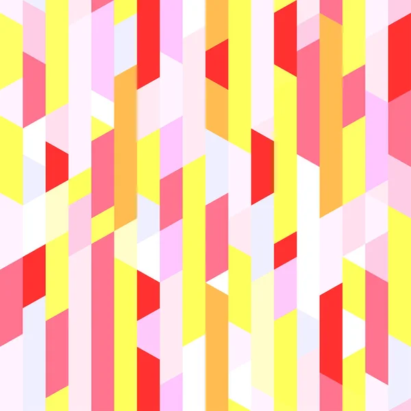 Padrão Multicolorido Com Planos Triângulos Textura Mosaico Sem Costura Papel — Vetor de Stock