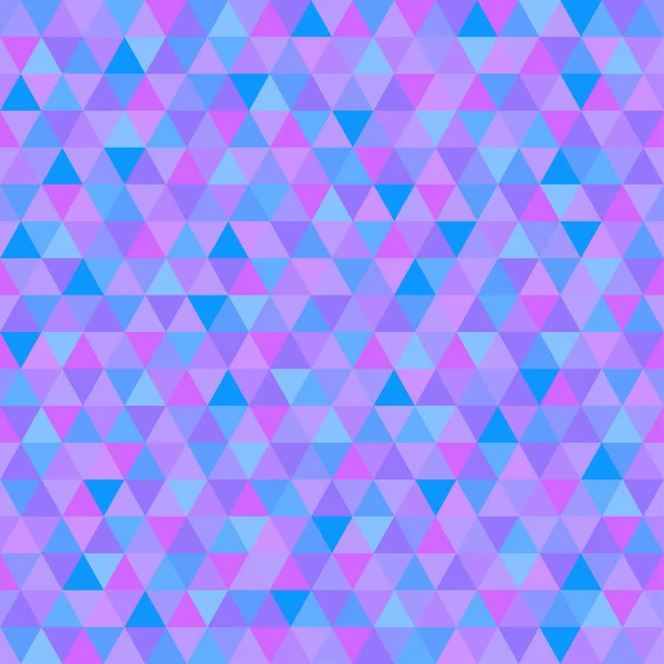 Sömlös Triangel Mönster Kalla Färger Abstrakta Geometriska Tapeter Ytan Bildrutsbakgrund — Stock vektor