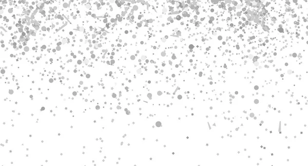 Isolement Confetti Sur Blanc Texture Luxe Fond Festif Avec Des — Image vectorielle