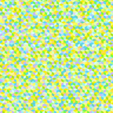 Trapeziums ile Seamless modeli. Çok renkli mozaik arka plan. Yüzeyi geometrik duvar kağıdı. Basım endüstrisi, t-shirtler ve Tekstil için yazdırın. Kiremitli doku. Doodle için tasarım ve iş