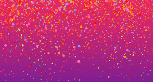 Confetti Explosão Brilhante Fogos Artifício Textura Com Brilhos Coloridos Fundo — Vetor de Stock