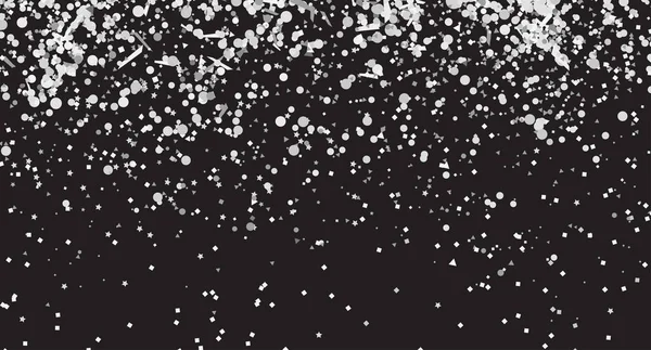 Confettis Sur Fond Sombre Isolé Texture Luxe Fête Toile Fond — Image vectorielle