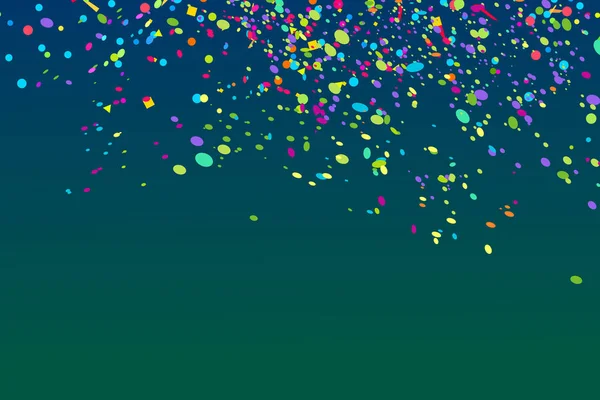 Confetti Explosión Brillante Fuegos Artificiales Colores Textura Con Purpurina Colores — Vector de stock