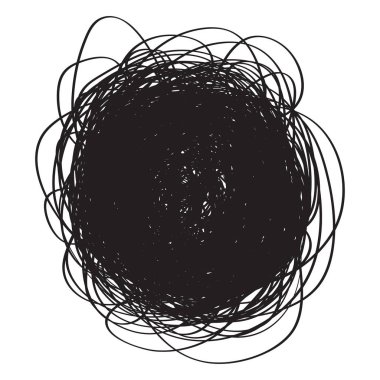 Beyaz karışık. Kaos desen. Karalama kroki. Çizgiler bir dizi arka plan. Karmaşık kaotik doku. Sanat yaratma. Siyah beyaz resim. Basım endüstrisi, posterler ve t-shirtler için yazdırma