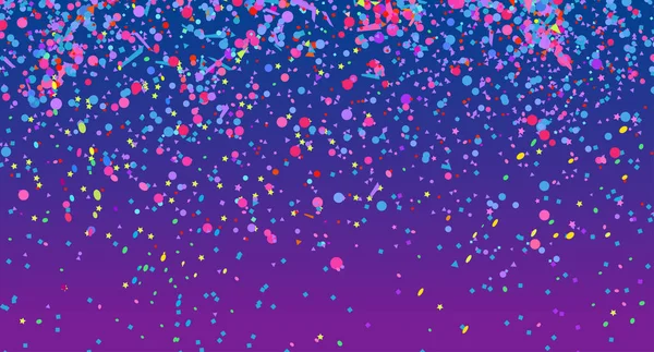 Veelkleurige Confetti Kleurrijke Vuurwerk Feestelijke Textuur Met Gekleurde Glitters Geometrische — Stockvector