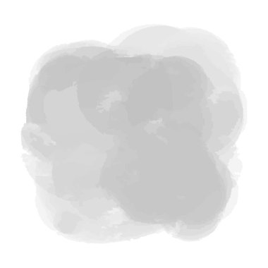 Suluboya beyaz nokta. Dijital aquarelle leke izole arka plan üzerinde. Işık leke bulanıklık. Tasarım ve çalışma için elle çizilmiş zemin. Sanat yaratma. Doodle yazıtlar için