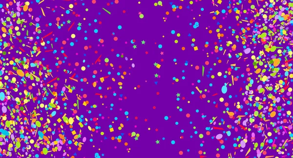 孤立した背景に紙吹雪 明るい爆発 色の花火 カラフルなきらめきと幾何学的なテクスチャー バナー ポスター チラシのイメージです グリーティング カード — ストックベクタ