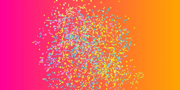 Multicolored Confetti Colorful Firework Festive Texture Colored Glitters Geometric Holiday — Stock Vector