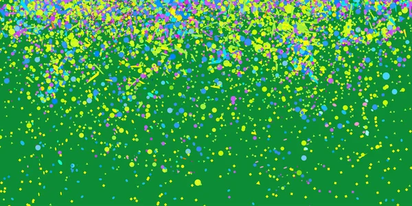 Confettis Multicolores Sur Fond Isolé Feu Artifice Coloré Texture Festive — Image vectorielle