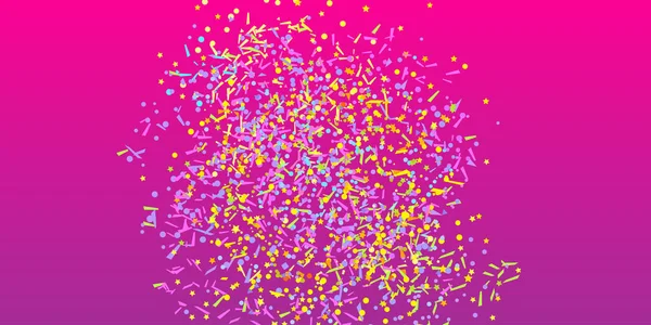 Confetti Geïsoleerde Achtergrond Luxe Textuur Feestelijke Lichte Achtergrond Met Glitters — Stockvector