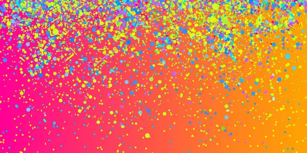 Confetti Geïsoleerde Achtergrond Lichte Explosie Abstract Gekleurde Vuurwerk Het Geometrische — Stockvector