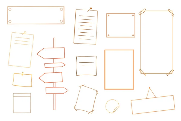 Tablas Infográficas Sobre Fondo Aislado Colección Escritorios Blanco Destacadores Para — Vector de stock