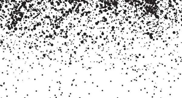 Confetti Sobre Fondo Blanco Aislado Textura Geométrica Con Purpurina Imagen — Archivo Imágenes Vectoriales