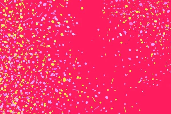 Multicolored Confetti Colorful Firework Festive Texture Colored Glitters Geometric Background — Stock Vector