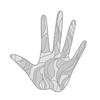 El ile yalıtım zemin üzerine soyut desenler. Yetişkinler için manevi rahatlama için tasarım. Zen sanat. Afiş, poster, tişört ve Tekstil için doodle