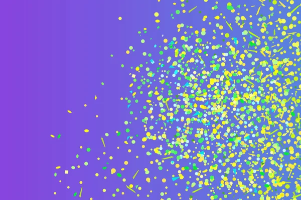 Multicolored Confetti Isolated Background Bright Explosion Colored Firework Geometric Texture — Stock Vector