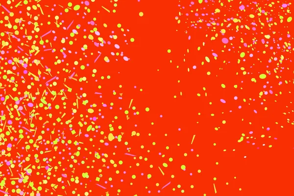 Confetti Sobre Fondo Aislado Explosión Brillante Fuegos Artificiales Colores Abstractos — Vector de stock