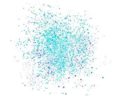 Konfeti izole beyaz. Geometrik arka plan ile çok renkli pırıltılar. Desen tasarımı için. Basım endüstrisi, poster, afiş ve Tekstil için yazdırın. Tebrik kartları. Lüks doku