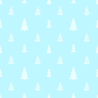 Noel ağaçları ile Seamless modeli. Soyut geometrik duvar kağıdı. Tekstil, kumaş, basımcılık, posterler için baskı. Tebrik kartları
