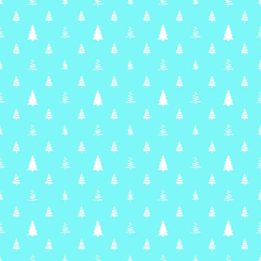 Noel ağaçları ile Seamless modeli. Soyut geometrik duvar kağıdı. Tekstil, kumaş, basımcılık, posterler için baskı. Tebrik kartları