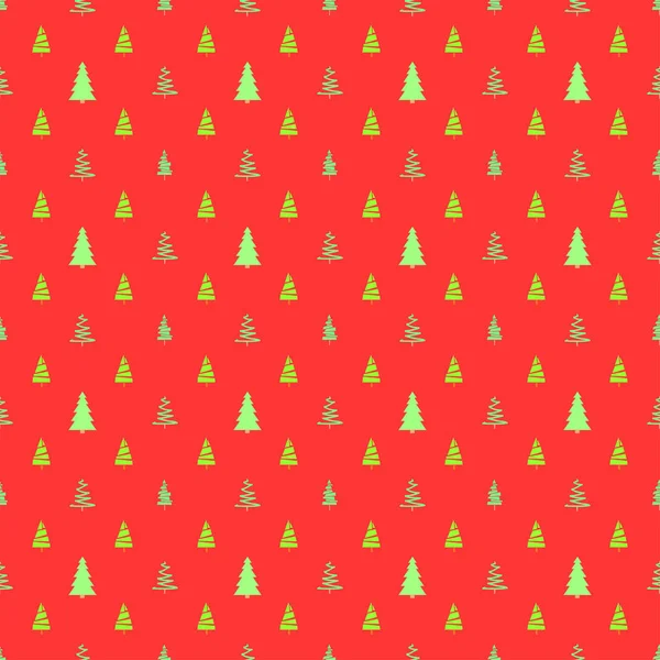 Modèle Sans Couture Avec Des Arbres Noël Papier Peint Géométrique — Image vectorielle