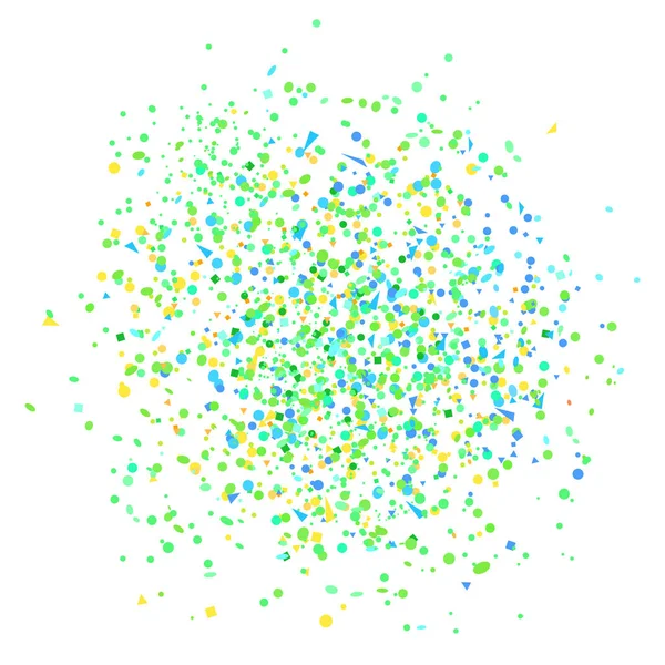 Konfetti Białym Tle Tekstury Wielu Błyszczy Elementy Holiday Wzór Ulotki — Wektor stockowy
