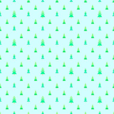 Noel ağaçları ile Seamless modeli. Soyut geometrik duvar kağıdı. Tekstil, kumaş, basımcılık, posterler için baskı. Tebrik kartları