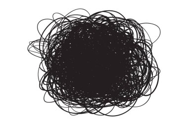 Kaos duvar kağıdı el salladı. Beyaz kaotik desen. Hatları ile karışık doku. Elle çizilmiş Fotodinamik scrawls. Hatları ve dalgaları ile arka plan. Afiş, poster, el ilanları ve tekstil baskı