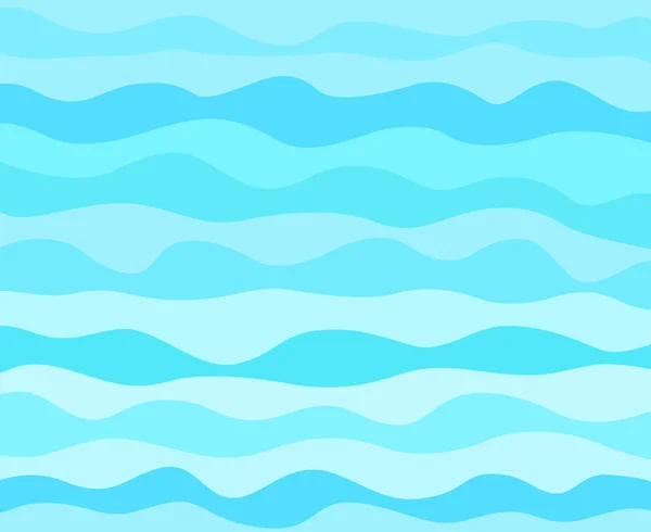Abstrakte Nautische Tapeten Der Oberfläche Welliger Meeresgrund Muster Mit Linien — Stockvektor