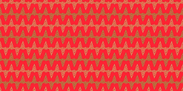 Безшовний Кольоровий Візерунок Ялинками Абстрактні Геометричні Шпалери Друк Текстилю Тканин — стоковий вектор