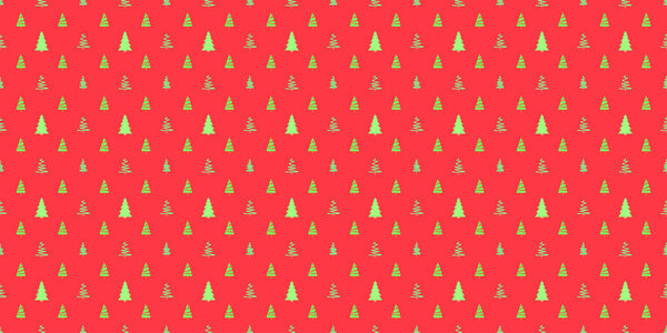 Бесшовный цветной узор с рождественскими деревьями. Абстрактные геометрические обои. Печать для текстиля, ткани, полиграфии, плакатов
