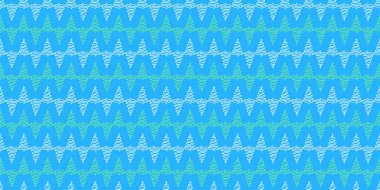 Noel ağaçları ile Seamless renkli modeli. Soyut geometrik duvar kağıdı. Tekstil, kumaş, basımcılık, poster baskı