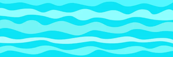 Abstrakte Nautische Tapeten Der Oberfläche Welliger Meeresgrund Muster Mit Linien — Stockvektor