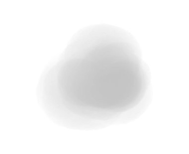 Suluboya beyaz nokta. Dijital aquarelle leke izole arka plan üzerinde. Işık leke bulanıklık. Tasarım ve çalışma için elle çizilmiş zemin. Siyah beyaz resim