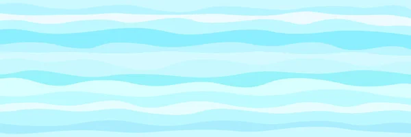 Abstraktní Námořních Tapeta Plochy Zvlněné Moře Pozadí Vzorek Linkami Vlny — Stockový vektor