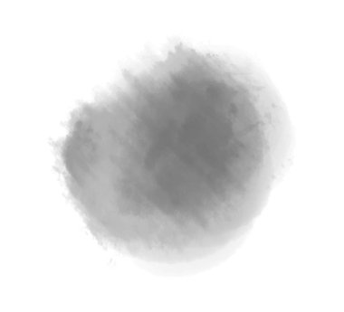 Suluboya beyaz nokta. Dijital aquarelle leke izole arka plan üzerinde. Leke bulanıklık. Tasarım ve çalışma için elle çizilmiş zemin. Siyah beyaz resim