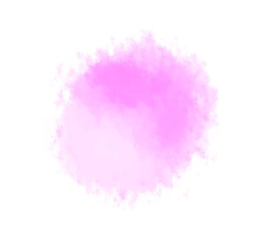 İzole beyaz renkli dijital oracıkta. Renkli aquarelle leke. Elle çizilmiş suluboya splotch. Boya ve mürekkep lekeleri. Parlak leke bulanıklık. Modaya uygun etiket fırça konturu arka plan