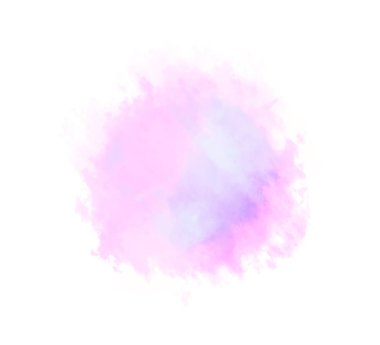 El izole beyaz renkli dijital nokta çekilmiş. Renkli aquarelle leke. Suluboya splotch. Boya ve mürekkep lekeleri. Parlak leke bulanıklık. Modaya uygun etiket fırça konturu arka plan