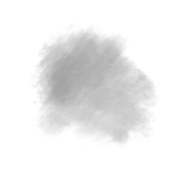 Suluboya beyaz nokta. Dijital aquarelle leke izole arka plan üzerinde. Işık leke bulanıklık. Tasarım ve çalışma için elle çizilmiş zemin. Siyah beyaz resim