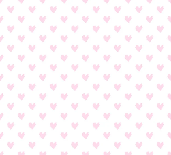 Fondo Dibujado Mano Con Corazones Colores Fondo Pantalla Grueso Sin — Vector de stock