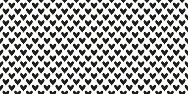 El ile kalpleri arka plan çekilmiş. Sorunsuz duvar kağıdı yüzeyinde. Kaotik doku ile birçok aşk işaret. Güzel desen. Yaratıcı sanat. Afiş, el ilanı veya poster yazdırma. Siyah beyaz resim