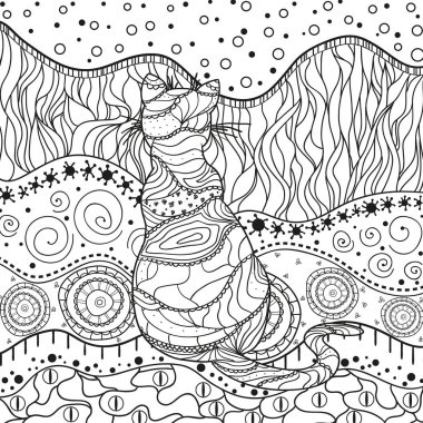 Illüstrasyon. Dijital sanat