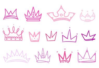 Taslak beyaza taçlandırılır. El çizimi basit nesneler. Çizgi çalışması. Tasarımın için elementler