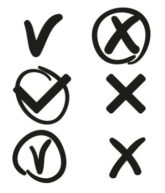 Beyaz üzerinde siyah işaret var. İzole edilmiş arkaplanda bilgi elemanları. Kontrol işaretleri kümesi