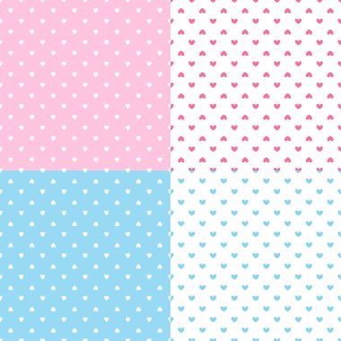 Kalpli arka planlar. Kusursuz duvar kağıdı. Soyut kalp dokusu. Sevgililer Günü