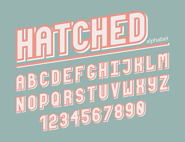 Çağdaş çizgi alfabe. Hipster soyut vektör yazı tipi.